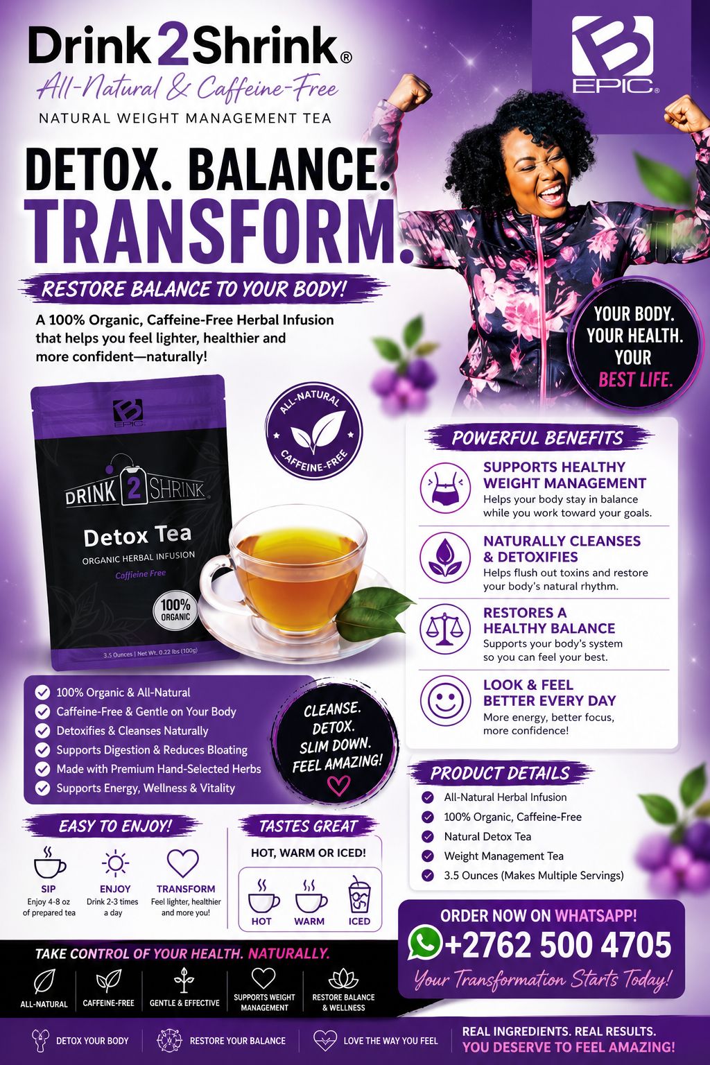 We are offering health and wellness products