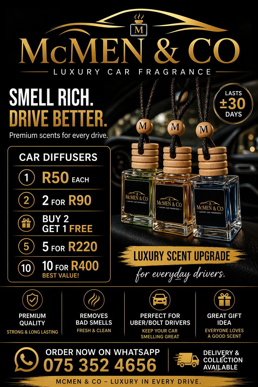 Car Perfumes and Diffusers