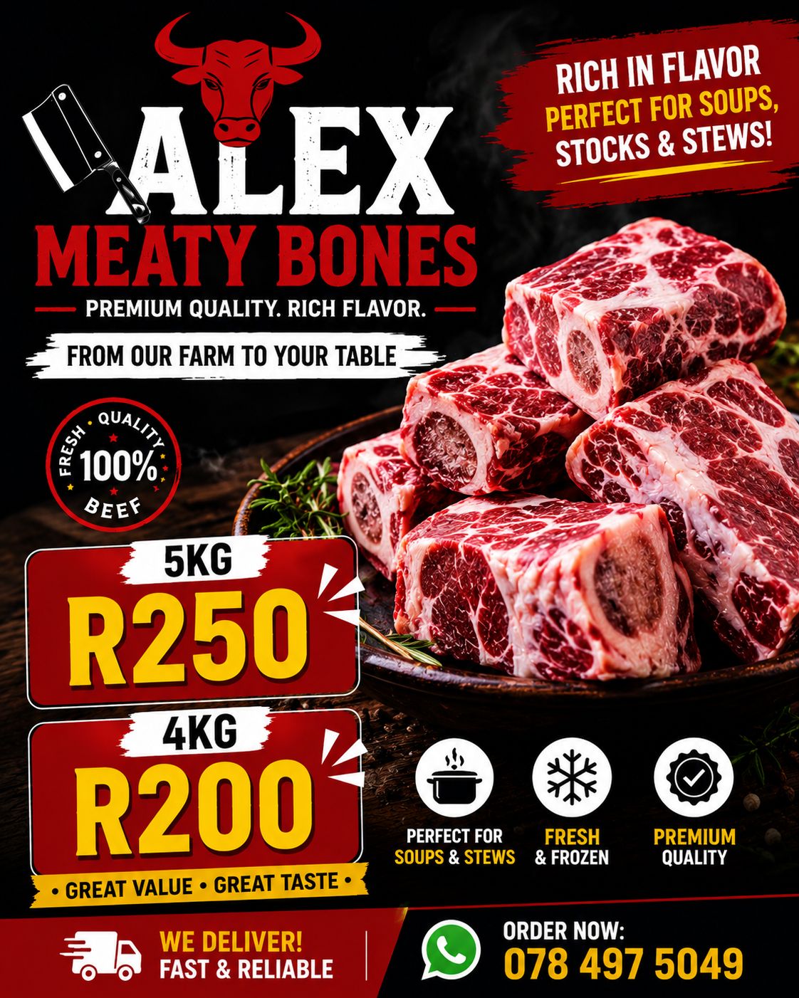 Beef Bones, Perfumes and Skin Care Products