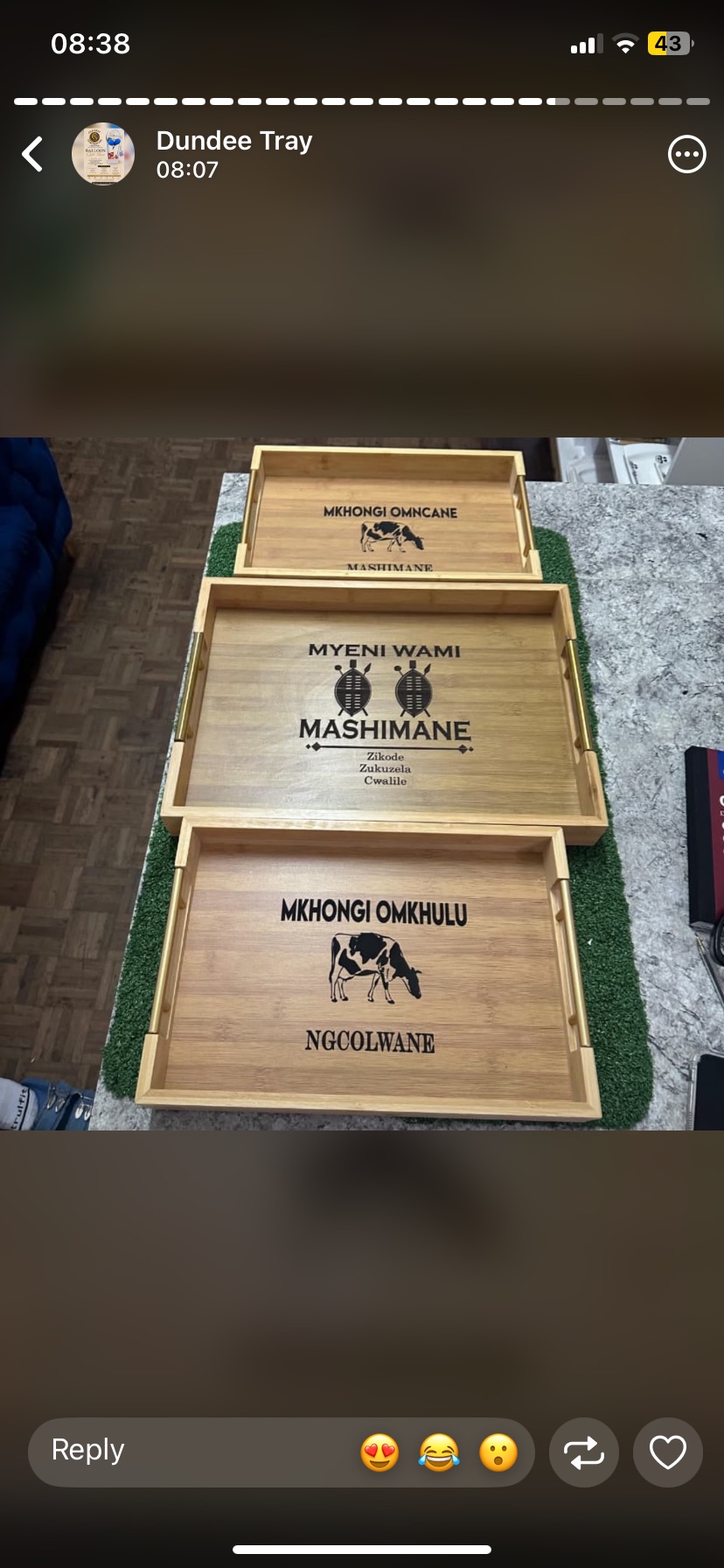 Personalised item