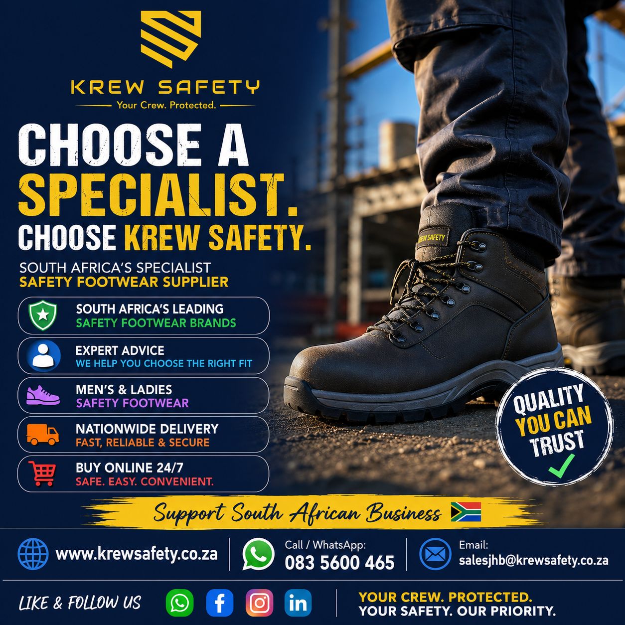Safety Footwear Online Store
