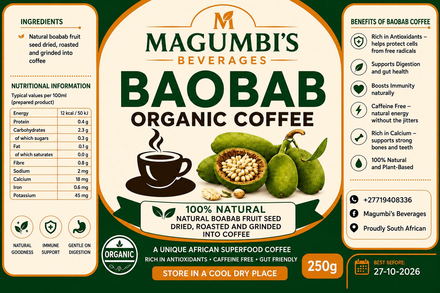 Nourishing and refreshing Beverages