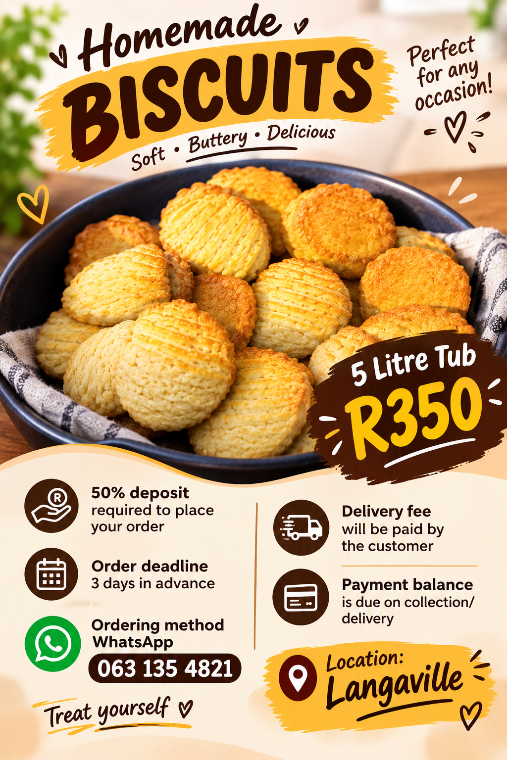 Homemade biscuit