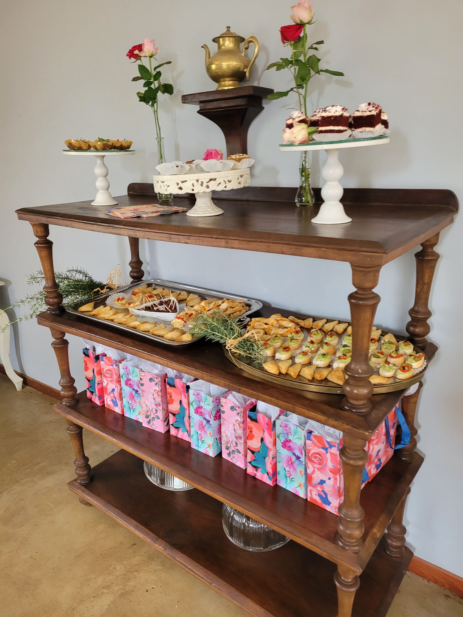 High teas  Chef training