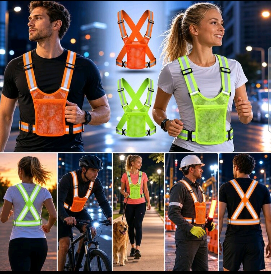 Adjustable Reflective Safety Vest