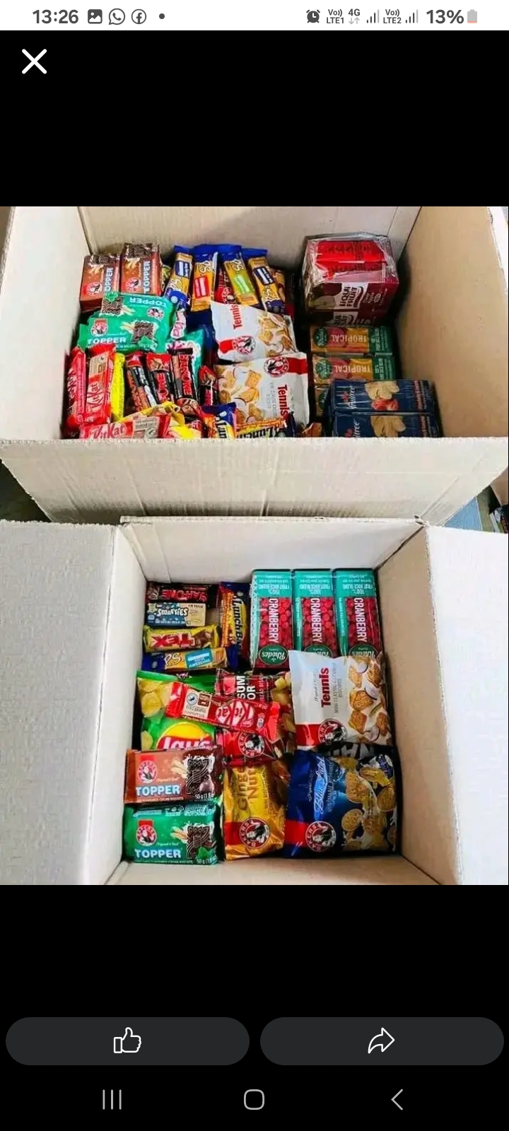 Snack hamper