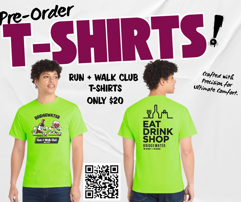 RUN + WALK CLUB T-SHIRTS
