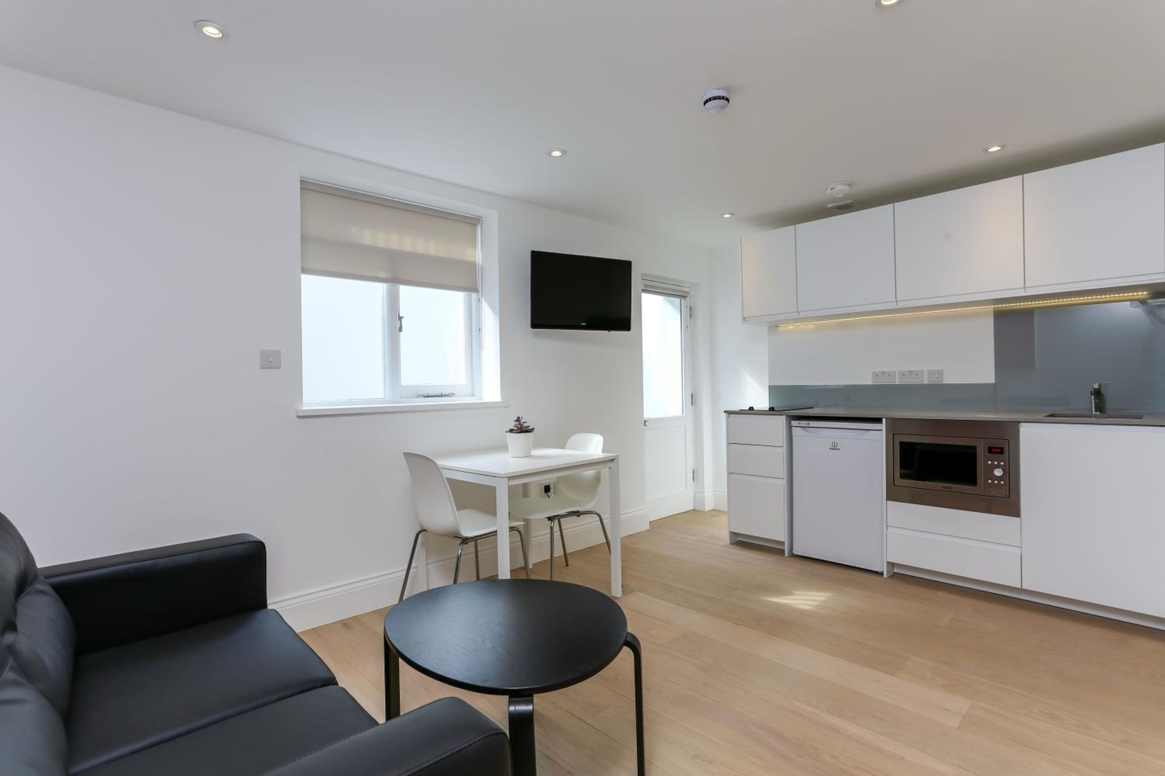 Kitchen and living room
