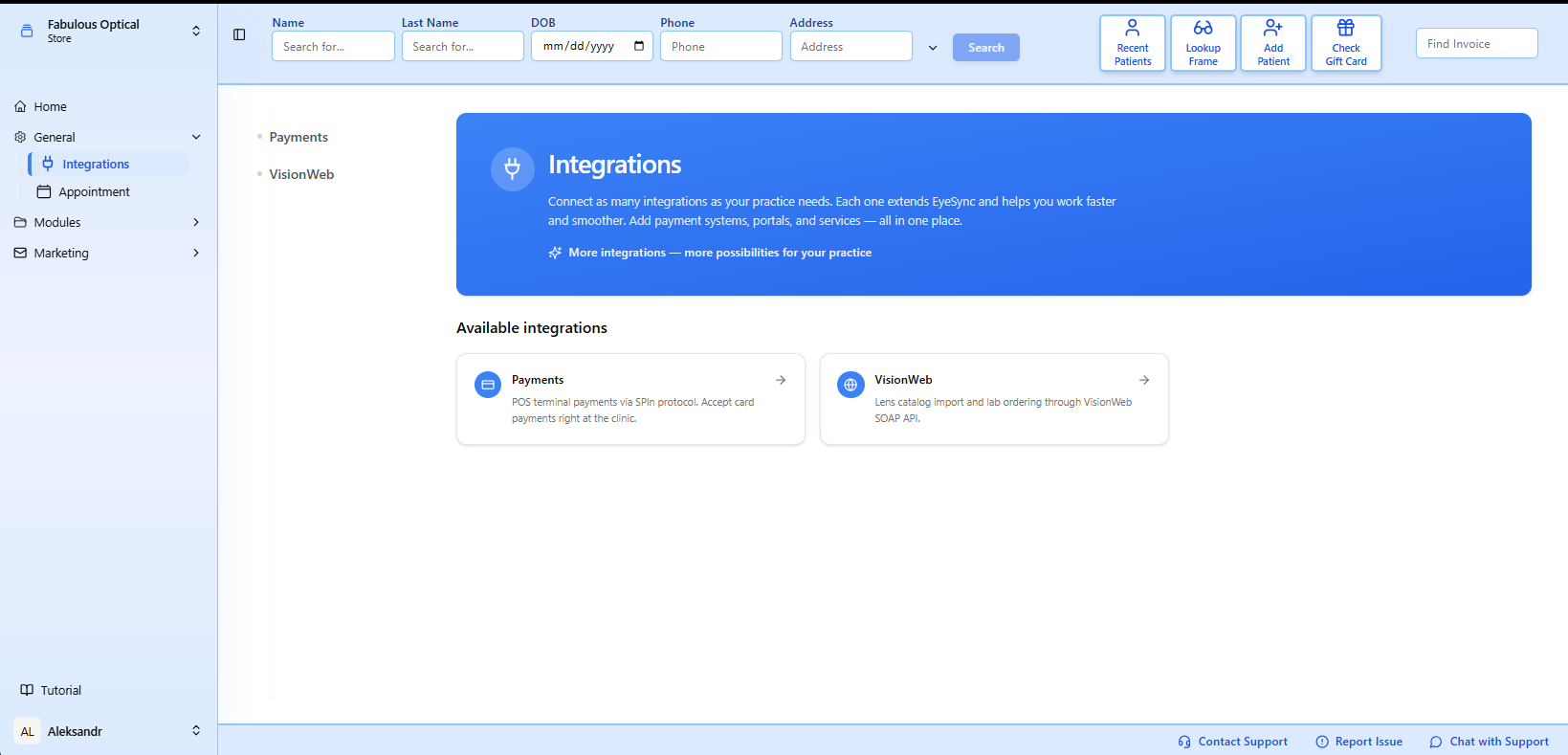 Integrations