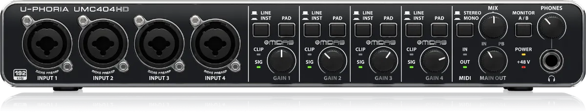 BEHRINGER UMC-404HD(SOUND CARD)