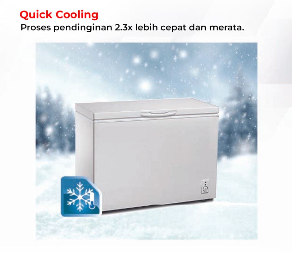 CHEST FREEZER POLYTRON PCF-318 4