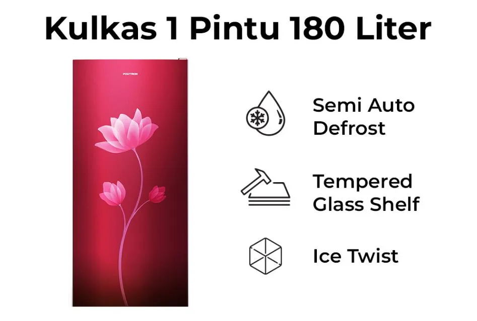 KULKAS POLYTRON PRB-189R