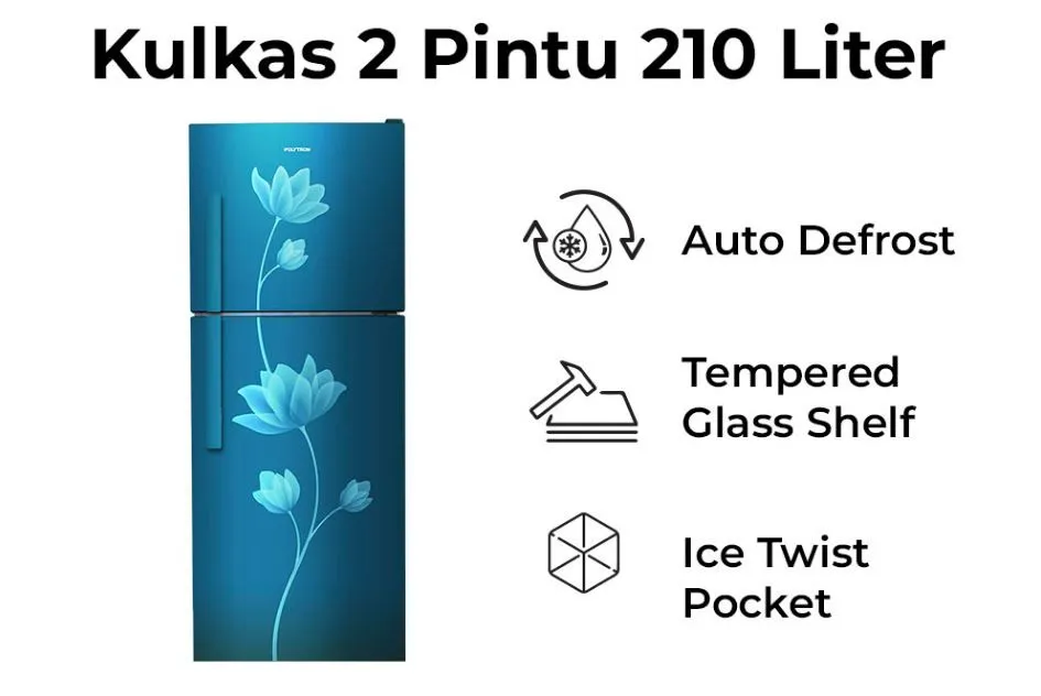 KULKAS POLYTRON PRB-219B