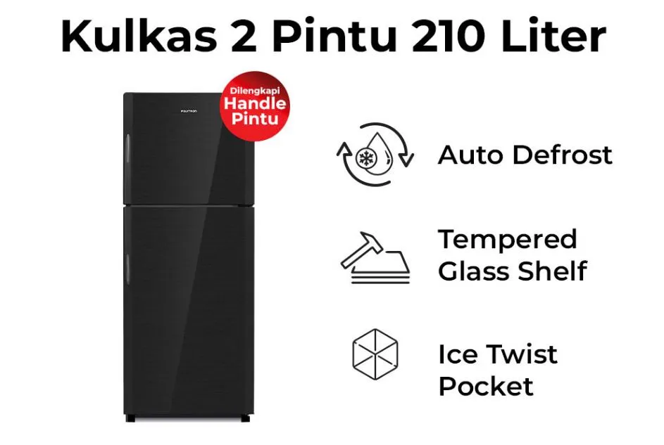 KULKAS POLYTRON PRM-21DMY