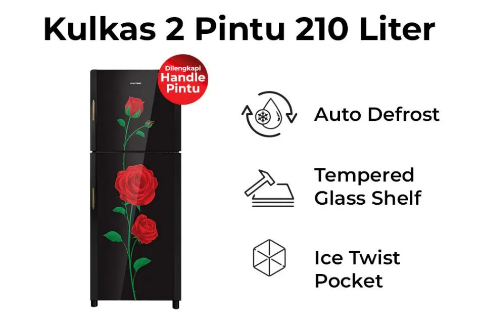 KULKAS POLYTRON PRM-21DRX