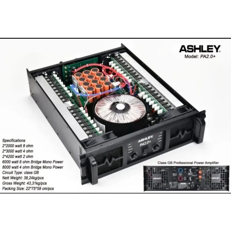 POWER AMP ASHLEY PA 2.0+
