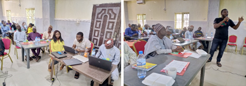 Participants at the M &E training organized by HSCL in Kebbi state