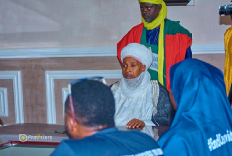 Representative of Emir of Gusau during the WAD in Zamfara state