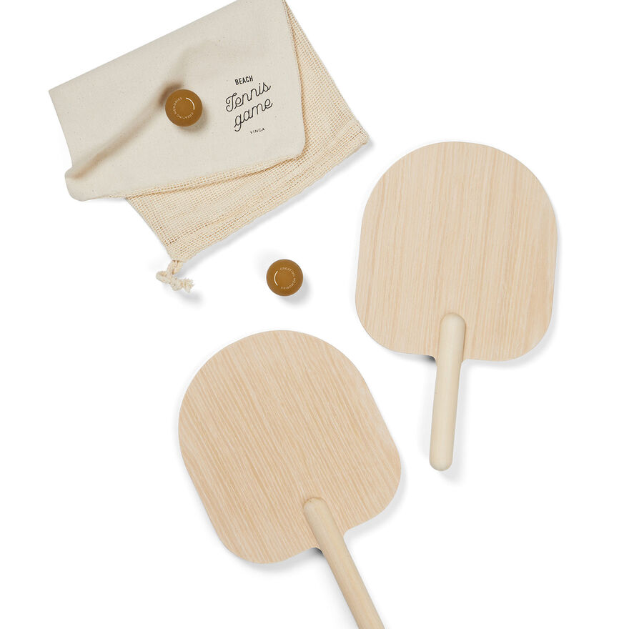 Miro strandtennisspill i plywood