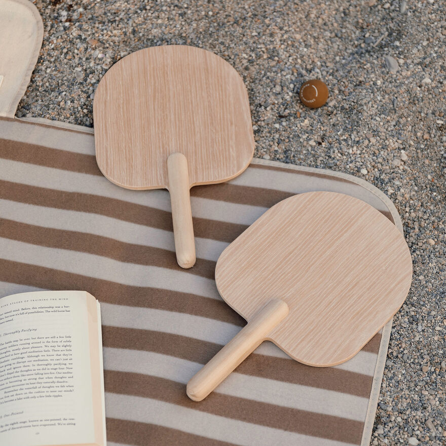 Miro strandtennisspill i plywood