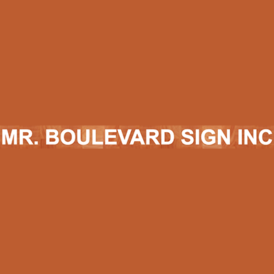 Mr Boulevard Signs