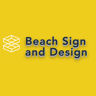 Beach Sign and Design