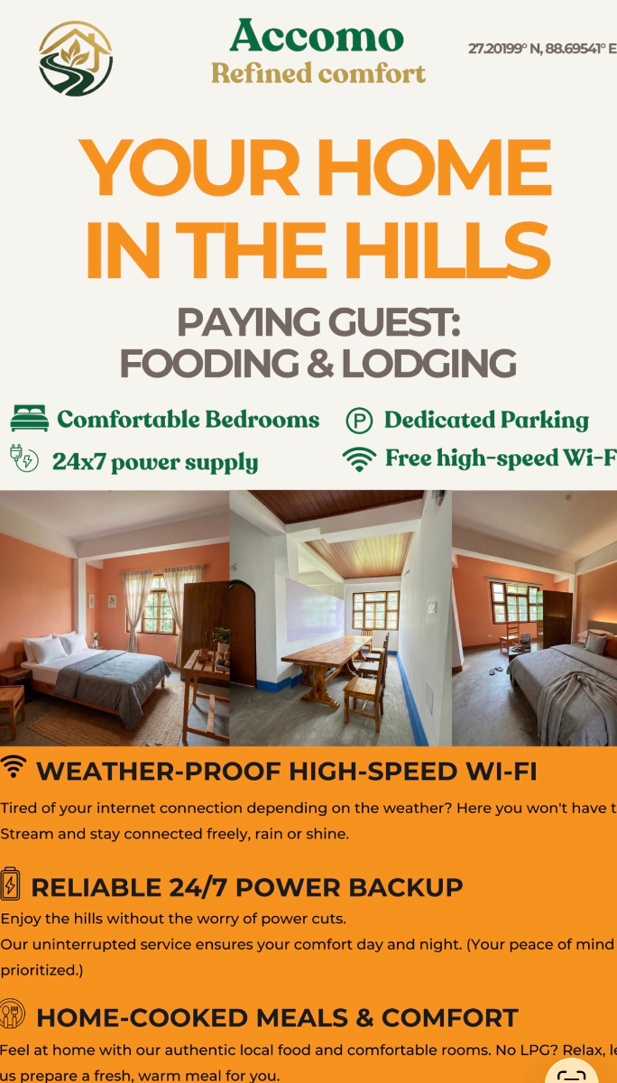 Accomo:Paying Guest and Rentals.