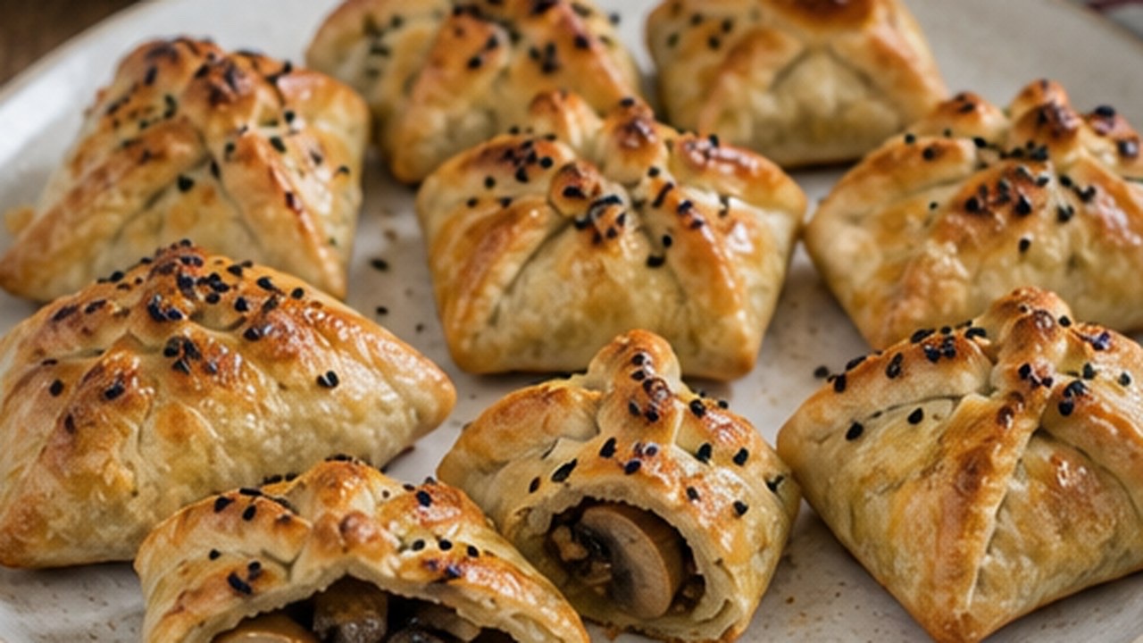Mantar Dolgulu Hamur Bohçası