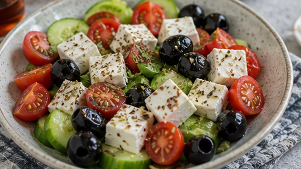 Zeytinli Domatesli Kahvaltı Kasesi