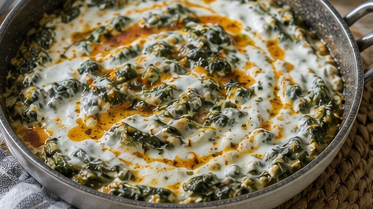 Ispanaklı Yoğurtlu Tava