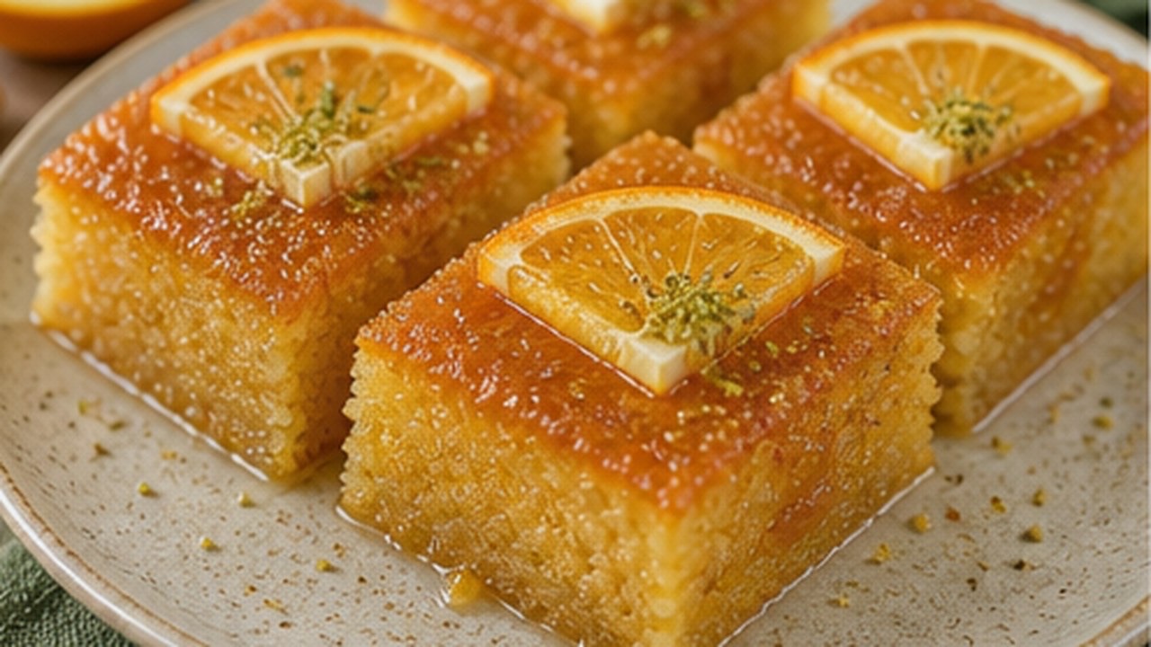 Portakallı Şerbetli İrmik