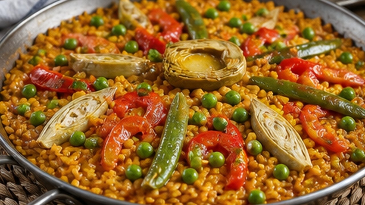Sebzeli Paella