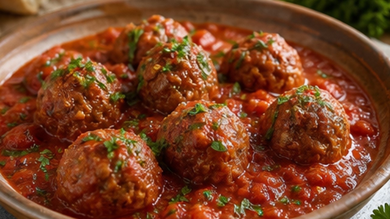 Domates Soslu Albóndigas