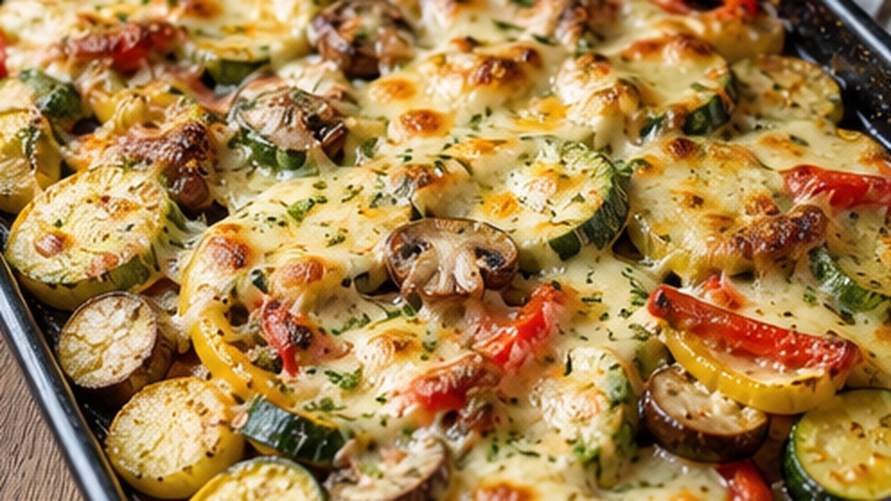 Sebzeli Raclette Tepsisi