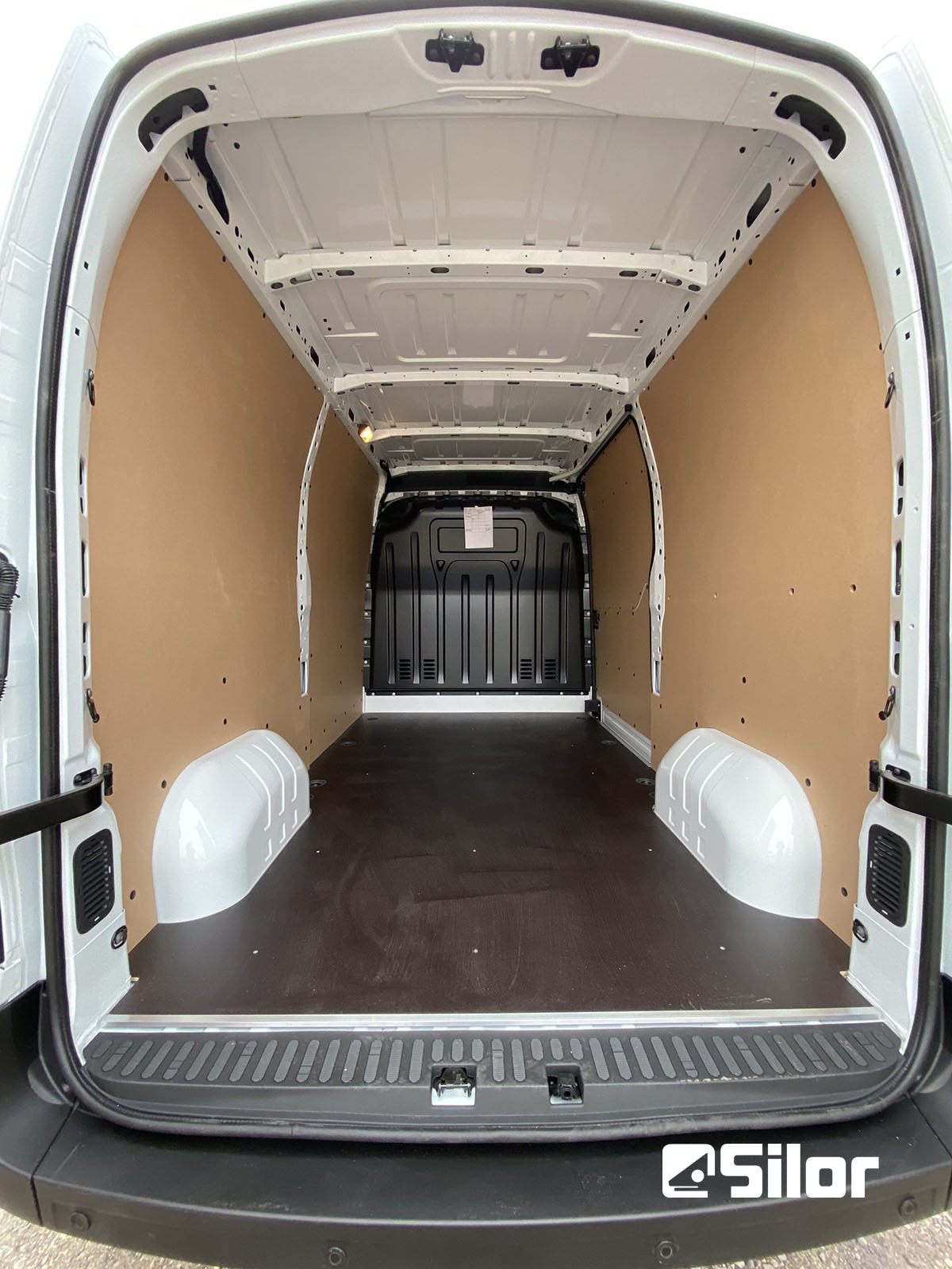 Interno di un furgone.