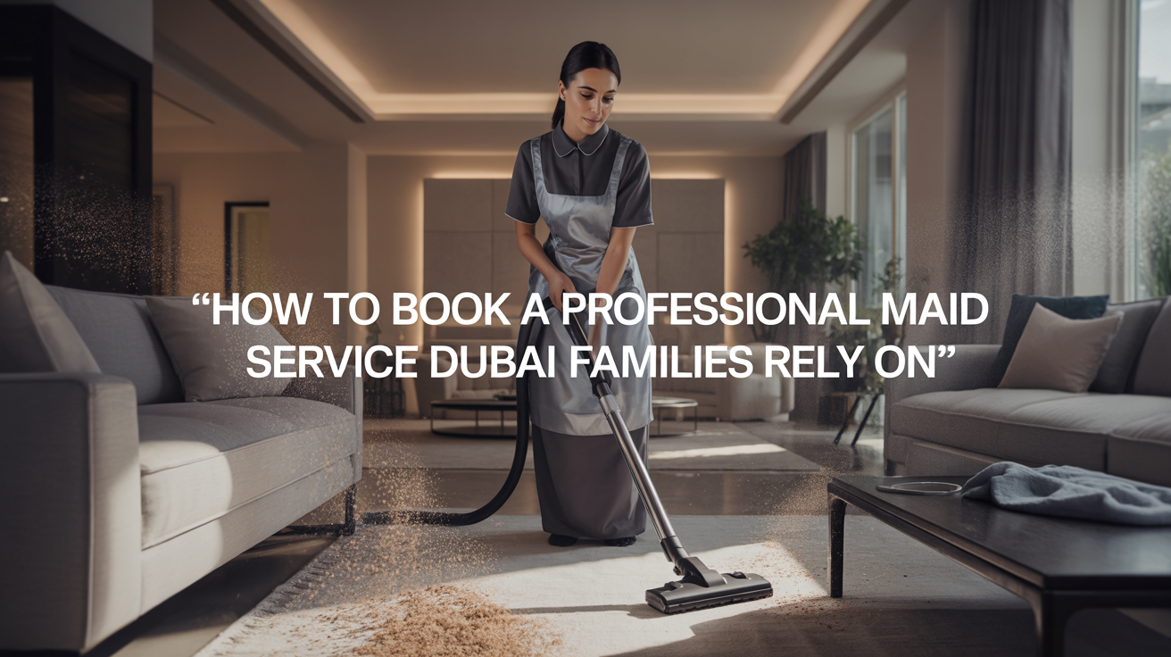How to Book a Professional Maid Service Dubai Families Rely On