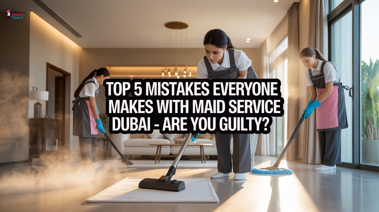 Top 5 Mistakes Everyone Makes with Maid Service Dubai – Are You Guilty?