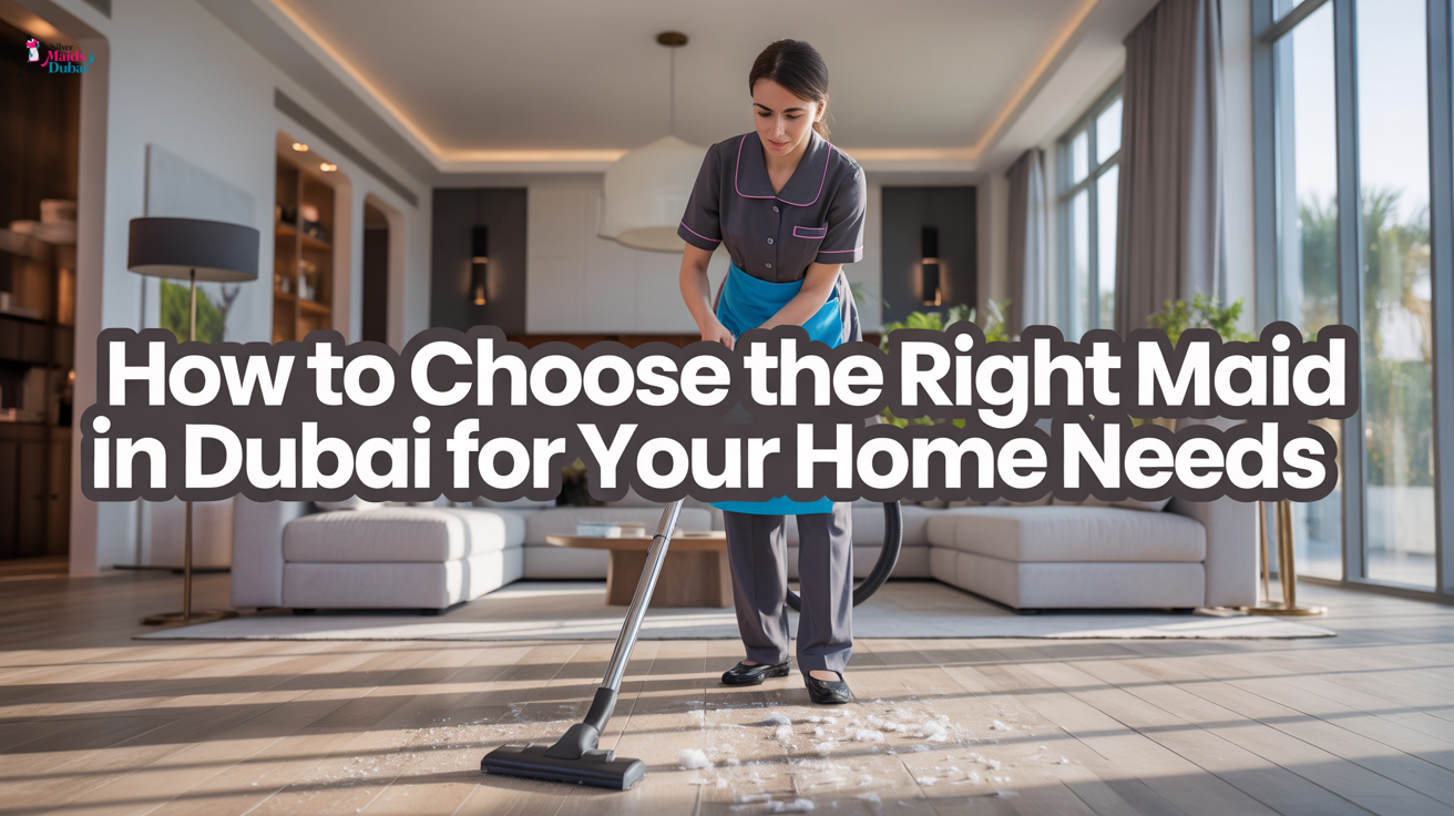 How to Choose the Right Maid in Dubai for Your Home Needs