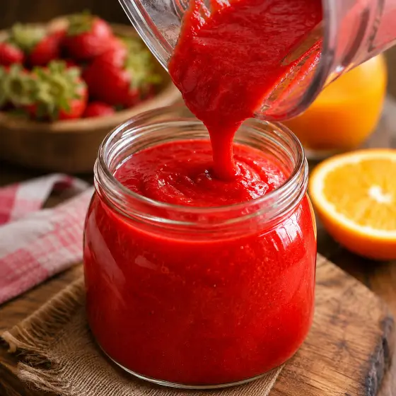 Coulis de frutillas