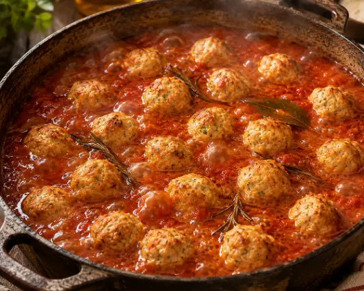 Albóndigas de pollo