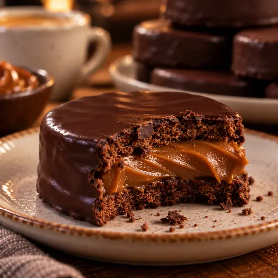 Alfajores bañados 