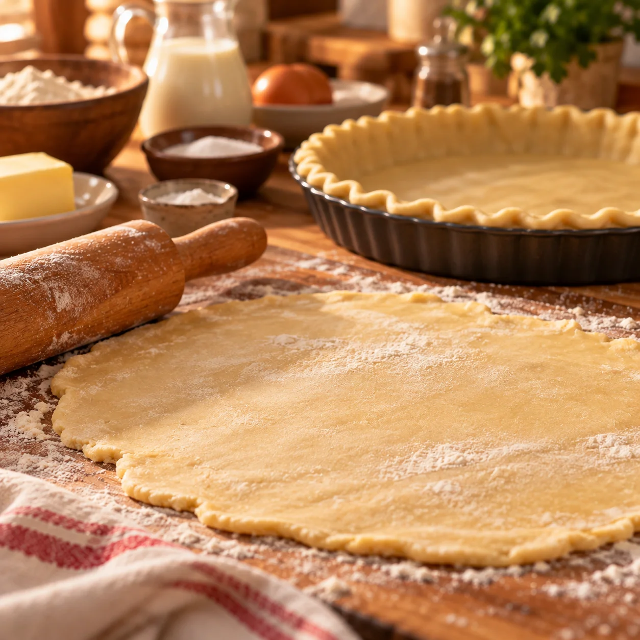 Masa para pastel salado