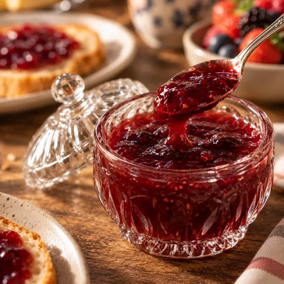 Mermelada de frutos rojos