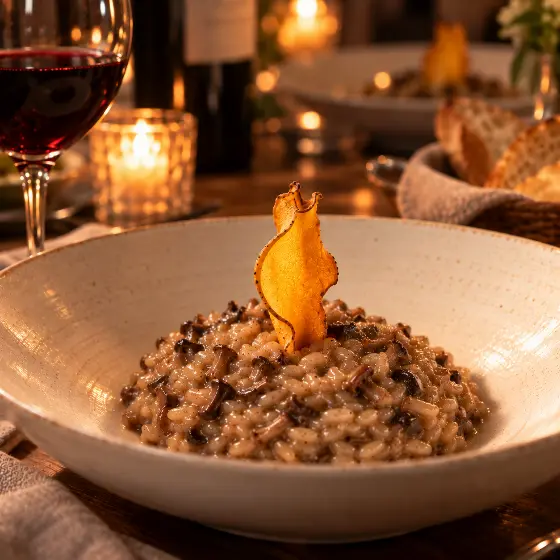 Risotto de hongos