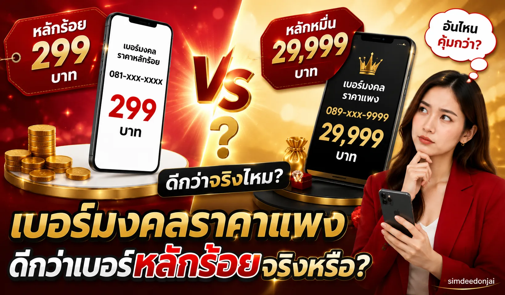 299 VS 29999 ราคาไหนคุ้มกว่ากัน