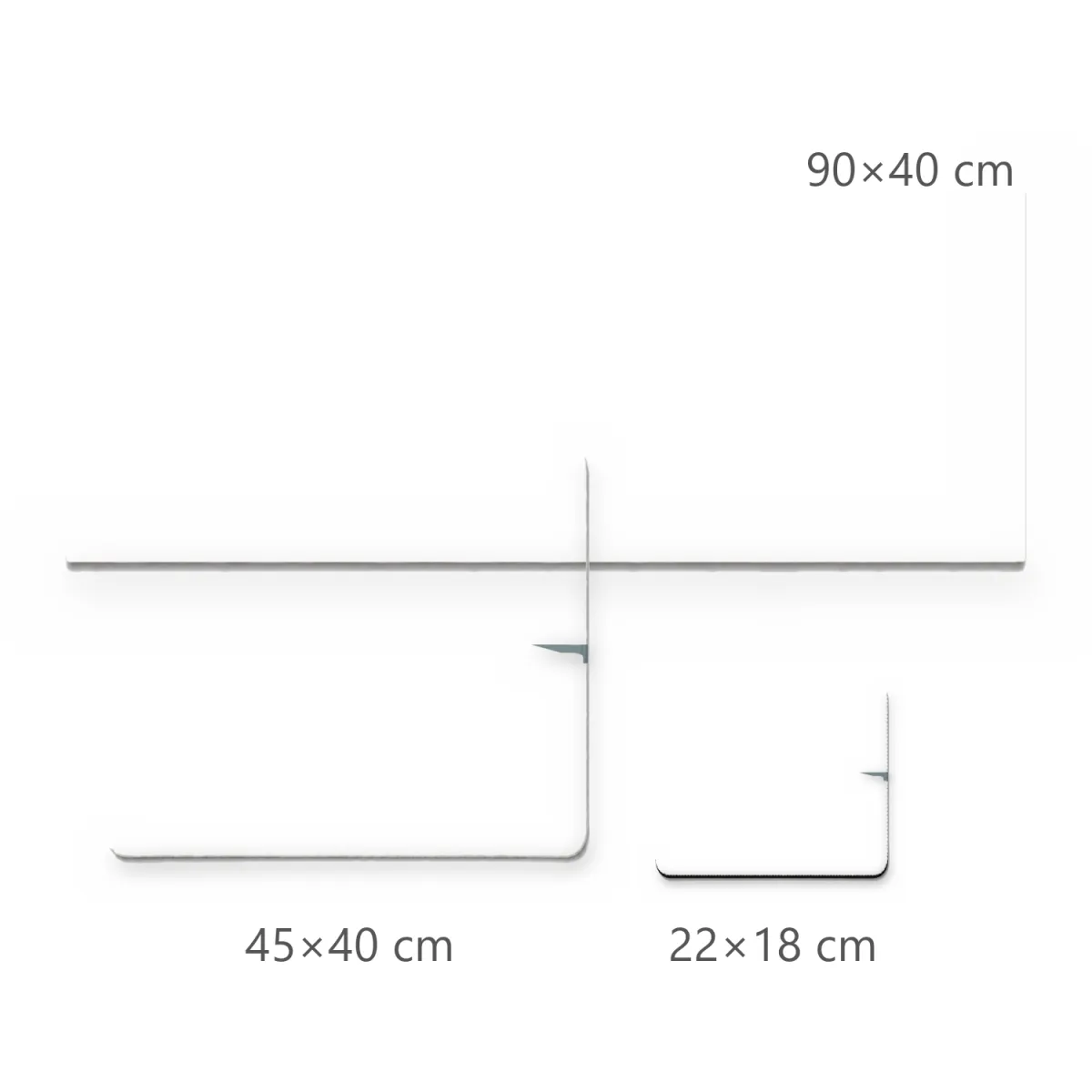 Mousepad Família de Aviões Minimalista Silhuetas Vintage