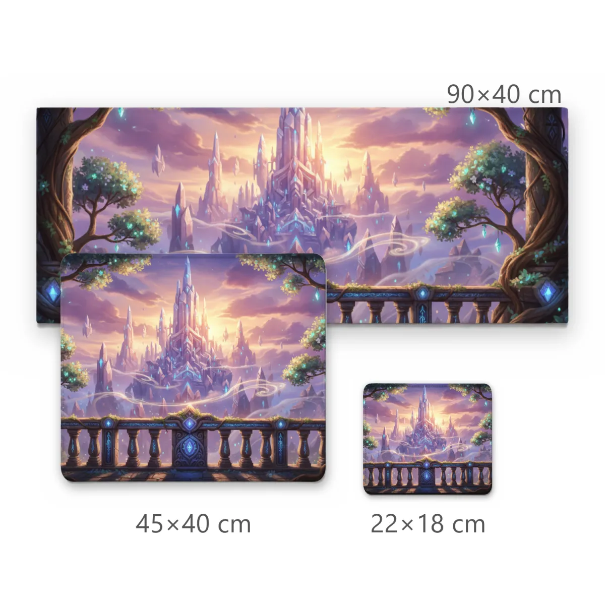 Mousepad Castelo de Cristal e Sacada Élfica
