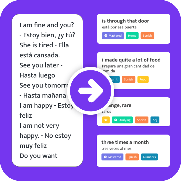 Import cards from any other app or text file