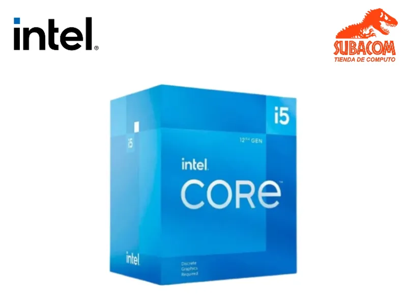 PROCESADOR INTEL CORE I5 12400F LGA 1700