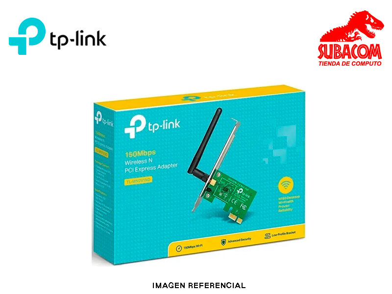 ADAPTADOR WIFI TP-LINK TL-WN781ND 150MBPS 2.4GHZ